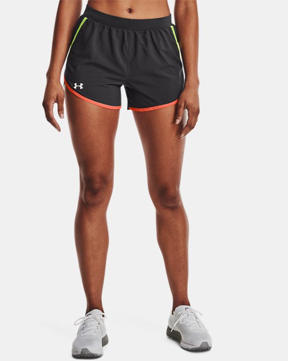 Women's UA Fly-By 2.0 Shorts, Gray, pdpMainDesktop image number 0